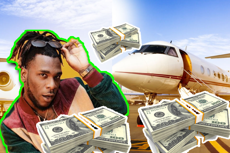 burna boy net worth,private jet,cars,richest muscian in nigeria