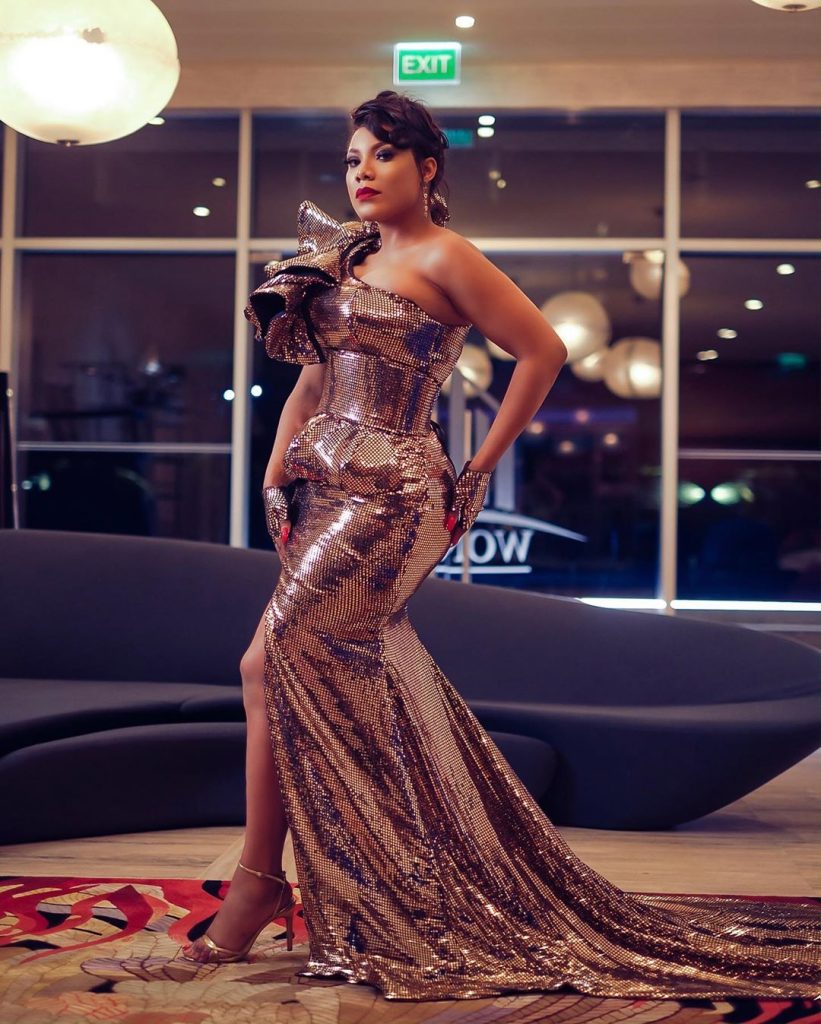 Actress and Fashion Icon Zynnell Zuh dazzles in a classy Kejeron Fabrics