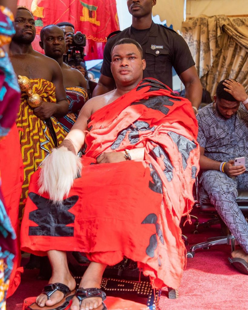 Kwadwo Safo Jnr enstooled as a Chief