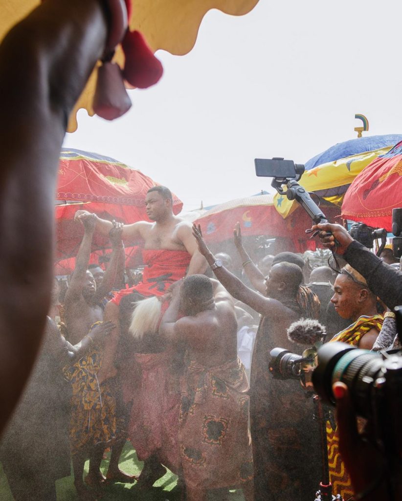 Kwadwo Safo Jnr enstooled as a Chief