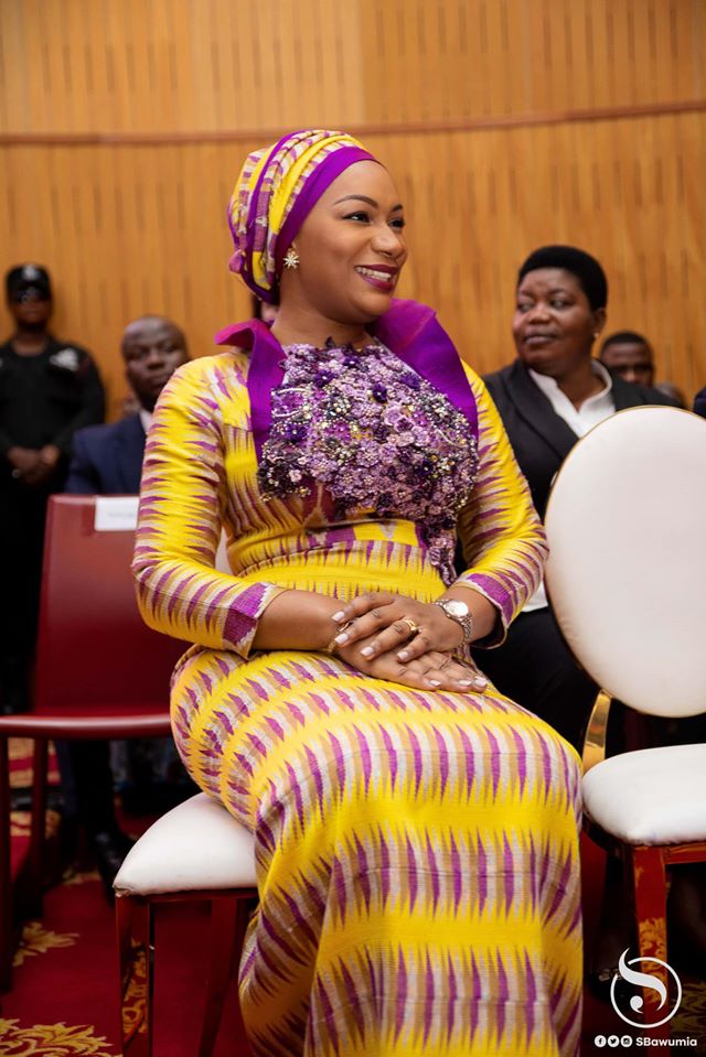 Samira Bawumia at the 2020 State of the Nation Address in Ghana's Parliament on Jan.19.  Photo Credit : Twins Dont Beg 